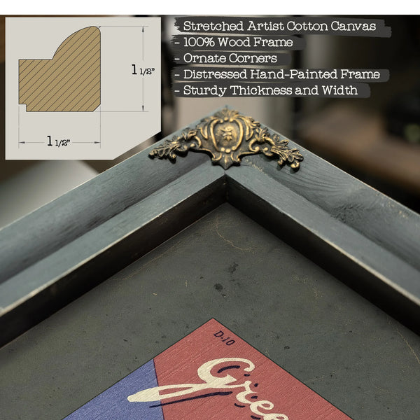 Texas Dallas — Framed Wall Art Room View | Bella Frye