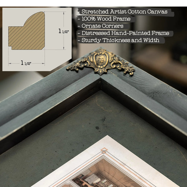 Citizens Volunteer Hospital Corner of Broad St Washington Avenue Philadelph — Framed Wall Art Room View | Bella Frye