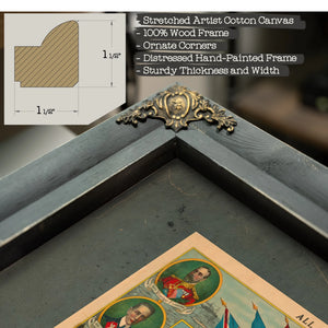 All United for Liberty! 1917 — Framed Wall Art Room View | Bella Frye