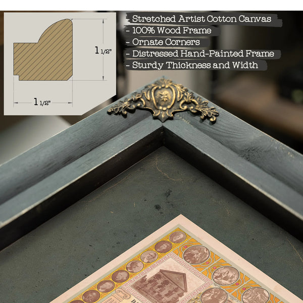 Historical Pictorial Record of the Me Church 194 — Framed Wall Art Room View | Bella Frye