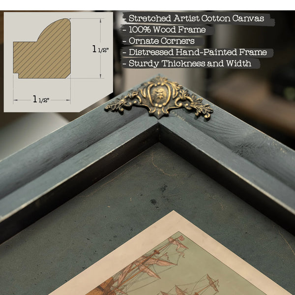 Columbus Taking Possession of the New Country 1893 — Framed Wall Art Room View | Bella Frye