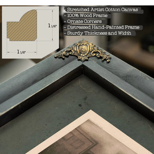 Franklin and Gen Braddock 196 — Framed Wall Art Room View | Bella Frye