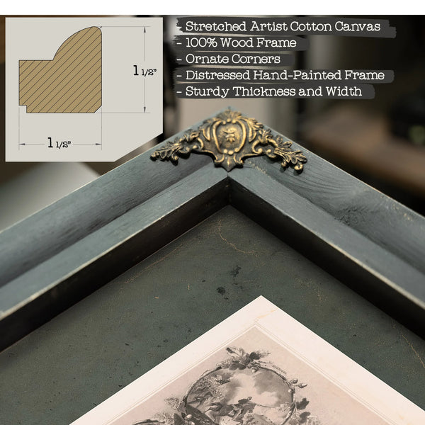 Honor to the Brave 1865 — Framed Wall Art Room View | Bella Frye