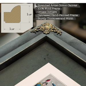 General Taylor at the Battle of Buena Vista 1847 — Framed Wall Art Room View | Bella Frye