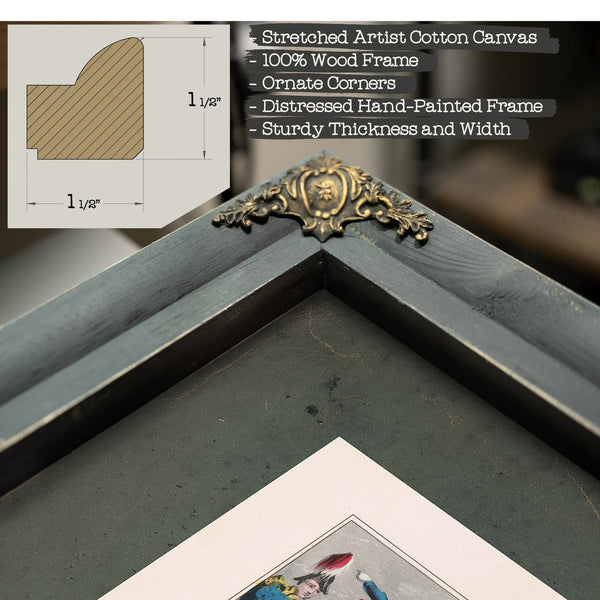 General Taylor at the Battle of Buena Vista 1847 — Framed Wall Art Room View | Bella Frye