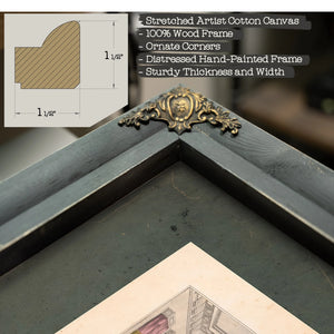 Declaration of Independence July 4th 1776 1835 1856 1 — Framed Wall Art Room View | Bella Frye