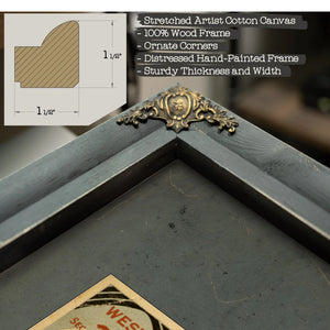 Full Ticket for the November 26 1938 Pittsburgh Versus Duke Football Game — Framed Wall Art Room View | Bella Frye