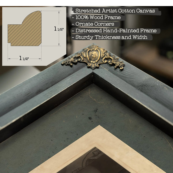 George Washington Parke Custis George Washington Eleanor Parke Custis Martha — Framed Wall Art Room View | Bella Frye