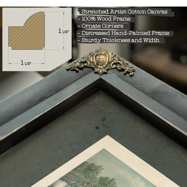 Battle of Opequan or Winchester Vasept 19 1864union_ Gen Sheridan Conf Gen E — Framed Wall Art Room View | Bella Frye