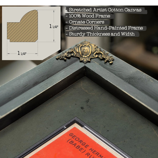 Goudey Babe Ruth 149 5aa73 — Framed Wall Art Room View | Bella Frye