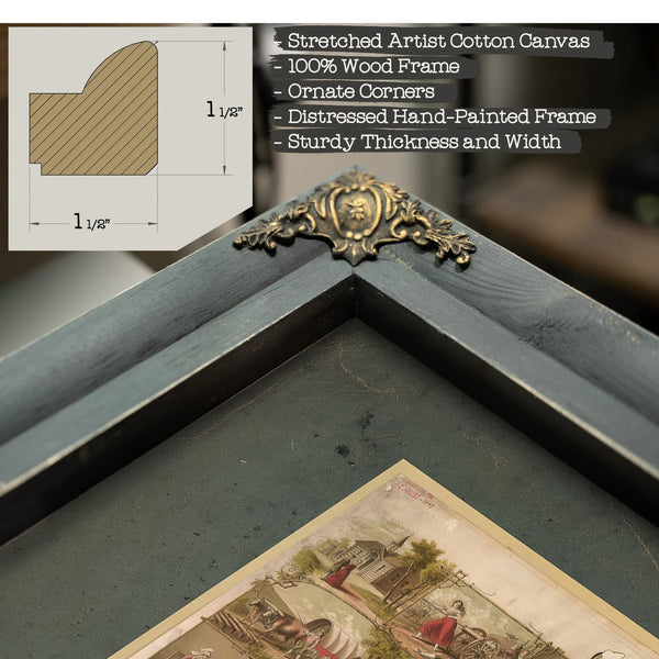 Centennial Mirror 19th Century — Framed Wall Art Room View | Bella Frye