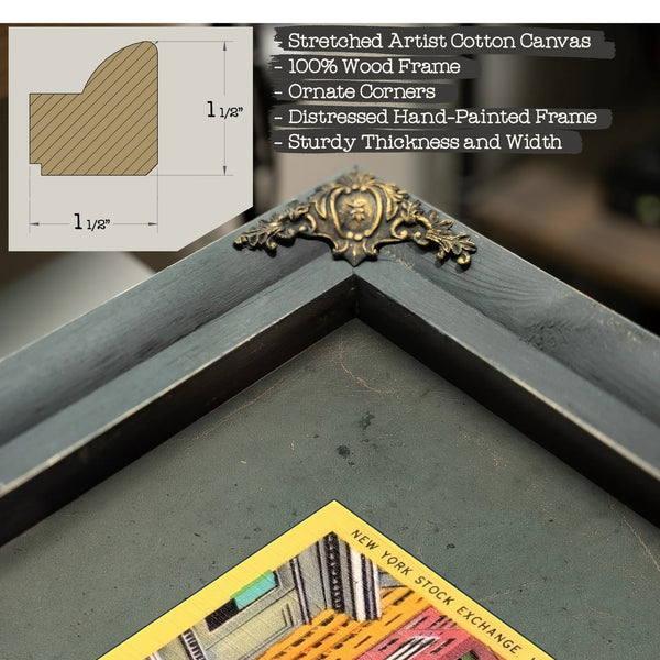 The Temple of Fortune Wall Streets Gilded Altar — Framed Wall Art Room View | Bella Frye