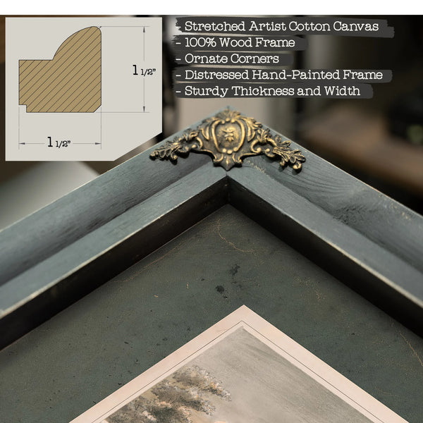 Lee and His Generals 194 — Framed Wall Art Room View | Bella Frye