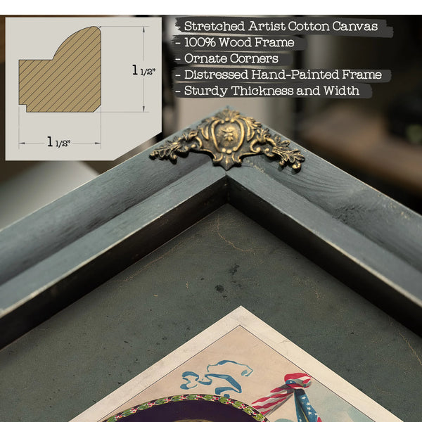 in Memoriam Gods Will Not Ours Be Done 191 — Framed Wall Art Room View | Bella Frye