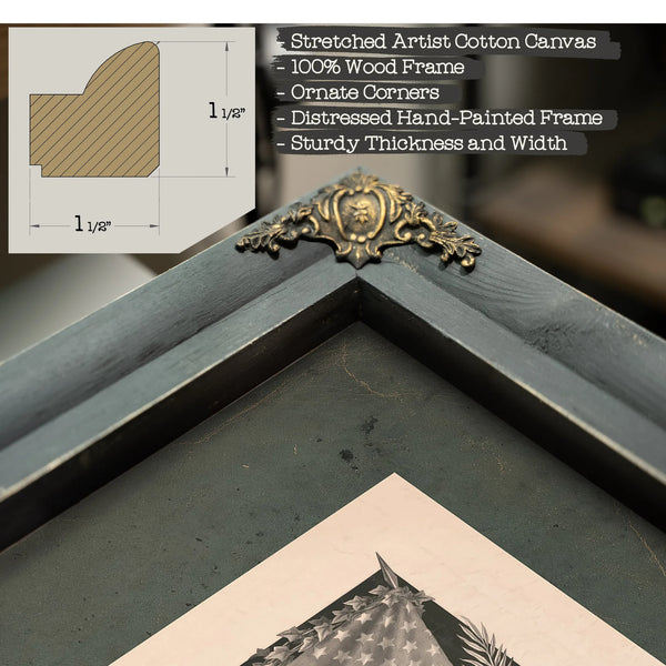 Americas Greatest Patriots 189 — Framed Wall Art Room View | Bella Frye