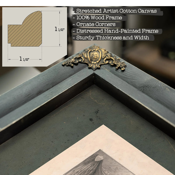 Death of Washington Dec 14 Ad 1799 1841 — Framed Wall Art Room View | Bella Frye