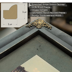 Columbus Circle Gilded Age Crossroads at the Edge of Central Park — Framed Wall Art Room View | Bella Frye