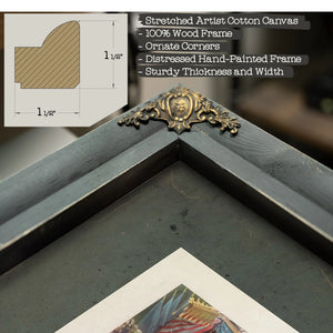 Americas Welcome to Dewey 1899 — Framed Wall Art Room View | Bella Frye