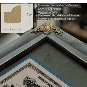 Ticket to the 1926 Army Navy Game 2 Front — Framed Wall Art Room View | Bella Frye