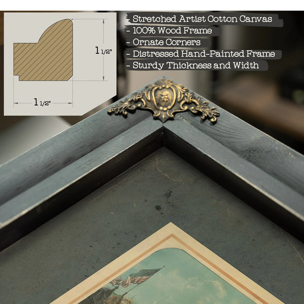 Grand Parade of the Knights Templar Triennial Conclave San Francisco August — Framed Wall Art Room View | Bella Frye