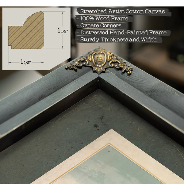 a View of the Birth Place of Robert Fulton Lancaster County State of Pennsylv — Framed Wall Art Room View | Bella Frye