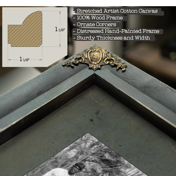 Pittsburgh Crawfords 71e1d4 — Framed Wall Art Room View | Bella Frye