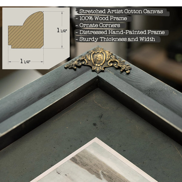 Birds Eye View of the City of Charleston South Carolina 1872 1872 — Framed Wall Art Room View | Bella Frye