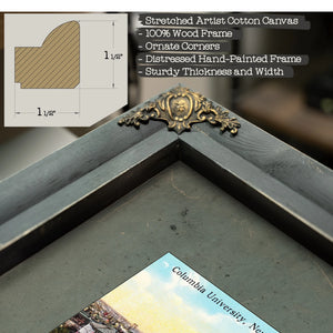 The Academy on Morningside Heights a Scholars Aerial Reverie — Framed Wall Art Room View | Bella Frye