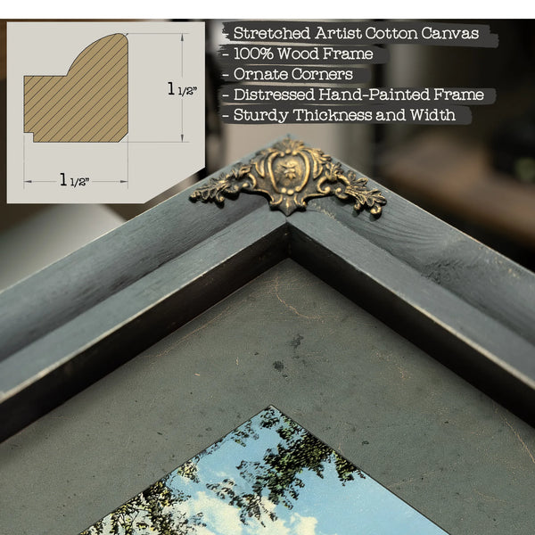 Cleopatras Needle the Egyptian Enigma in the American Garden — Framed Wall Art Room View | Bella Frye