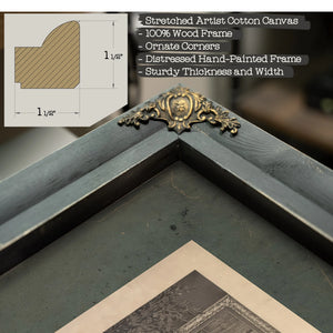 Jefferson Davis and Family 189 — Framed Wall Art Room View | Bella Frye