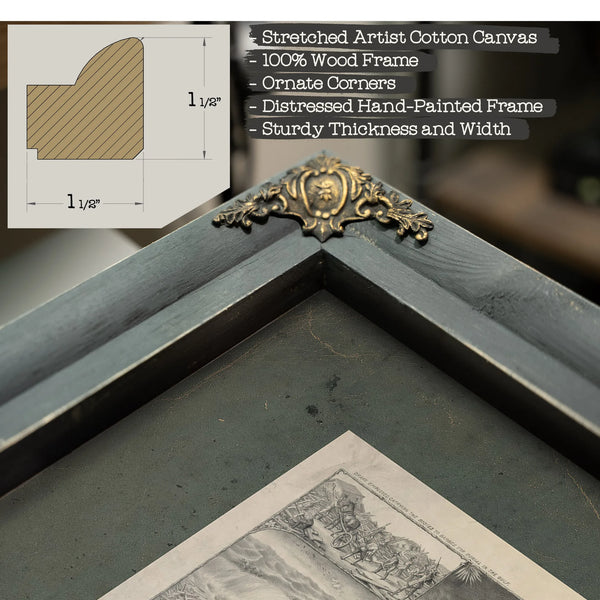 Galvestons Awful Calamity Gulf Tidal Wave September 8th 19 19 — Framed Wall Art Room View | Bella Frye