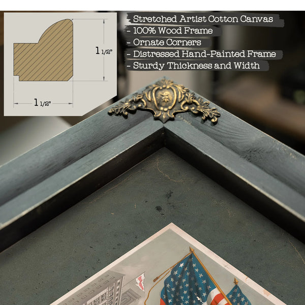 Compagnie Generale Transatlantique 19 — Framed Wall Art Room View | Bella Frye