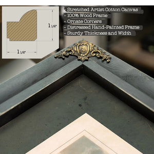 Frigate America Frigate La Rein Blanche 19th Century — Framed Wall Art Room View | Bella Frye
