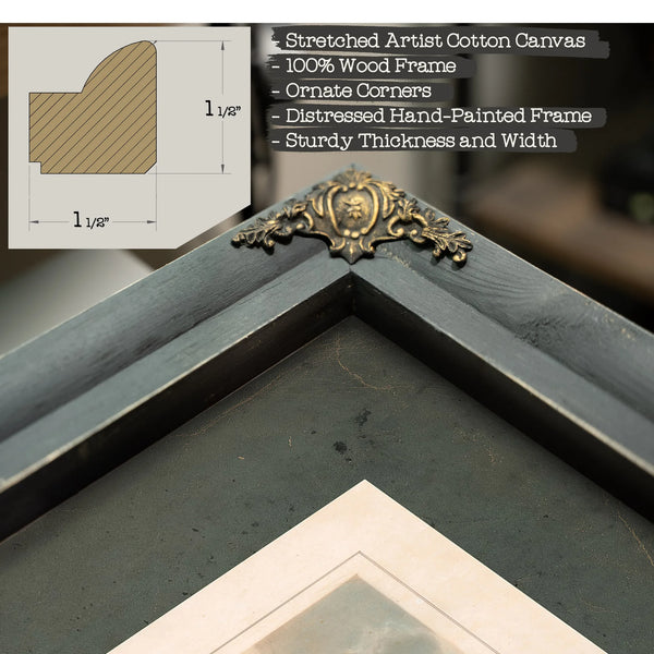 Frigate America Frigate La Rein Blanche 19th Century — Framed Wall Art Room View | Bella Frye
