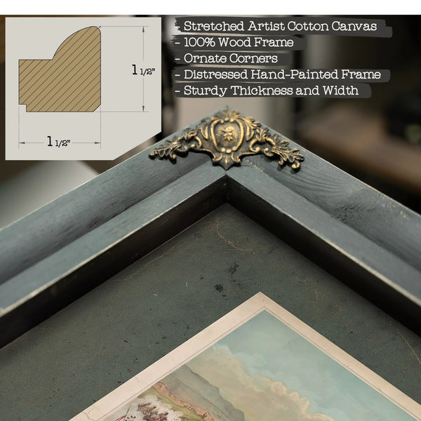 Custers Last Charge 1876 — Framed Wall Art Room View | Bella Frye