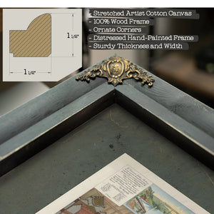 Grand Banquet Given by the Citizens of Cincinnati to the Visiting Merchants — Framed Wall Art Room View | Bella Frye