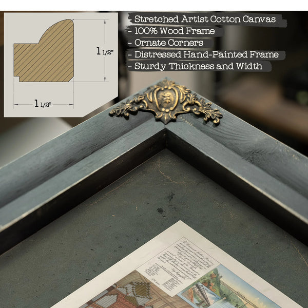 Grand Banquet Given by the Citizens of Cincinnati to the Visiting Merchants — Framed Wall Art Room View | Bella Frye