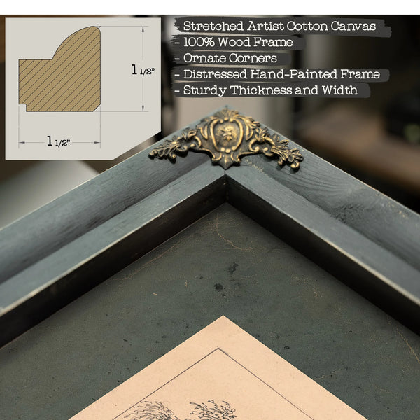 Jefferson City 1844 185 — Framed Wall Art Room View | Bella Frye