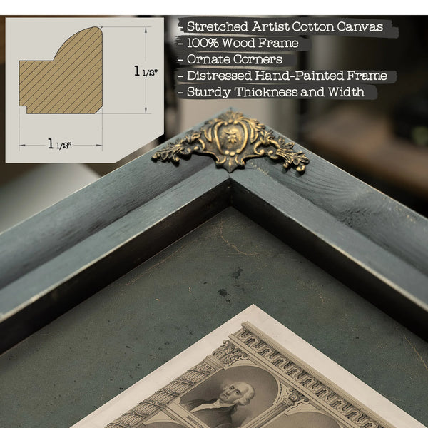 1776 Presidents of the United States 1876 1874 — Framed Wall Art Room View | Bella Frye