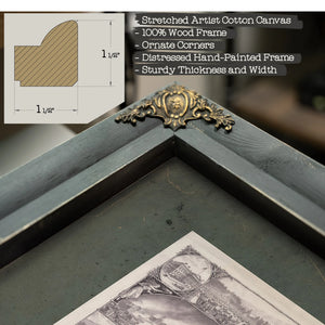 Destruction of San Francisco by Earthquake Fire 19th Century — Framed Wall Art Room View | Bella Frye