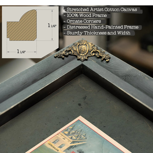 Historical Chart 1897 — Framed Wall Art Room View | Bella Frye