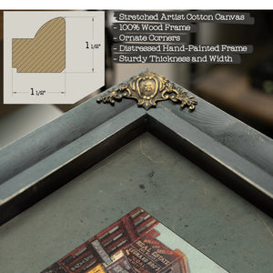 Harlems Gilded Promenade a Vanished Thoroughfare — Framed Wall Art Room View | Bella Frye