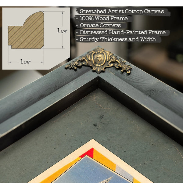 Steel Giants of the Machine Age — Framed Wall Art Room View | Bella Frye