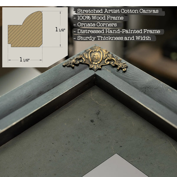 Souvenir Square Usa 1912 Ch 185475 2 2 — Framed Wall Art Room View | Bella Frye