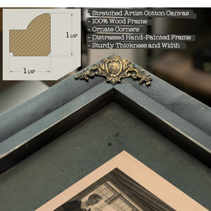 a Colonial Wedding the Marriage of Dr Francis Le Baron and Mary Wilder Plymou — Framed Wall Art Room View | Bella Frye