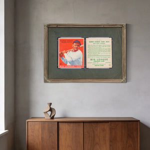 Goudey Babe Ruth 149 5aa73 — Framed Wall Art Room View | Bella Frye