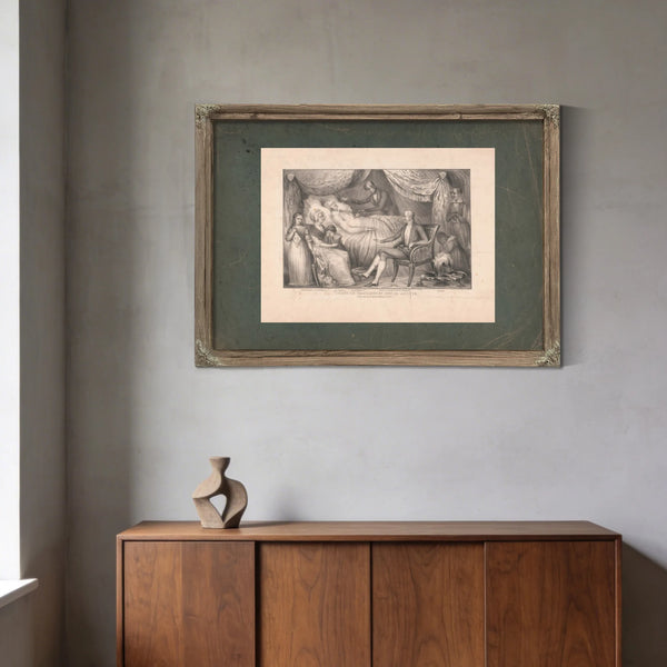 Death of Washington Dec 14 Ad 1799 1841 — Framed Wall Art Room View | Bella Frye