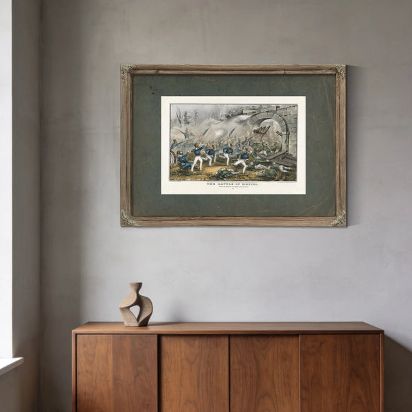 Battle of Mexico 1847 — Framed Wall Art Room View | Bella Frye