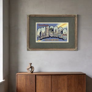 Illinois Chicago — Framed Wall Art Room View | Bella Frye