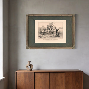 Discovery of the Mississippi_ by Ferdinand De Soto and His Followers May 154 — Framed Wall Art Room View | Bella Frye